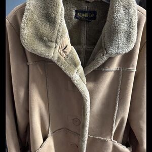 Women's Tan Teddy Jacket